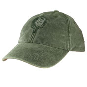 Cap, Hat, Baseball, VINTAGE Stone Wash, Lindsay Clan Crest